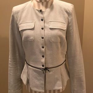 Modern  jacket with removable peplum